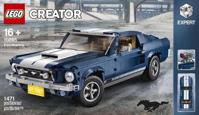 New LEGO Classic Car Set 10265 Ford Mustang - Lego, , Ford mustang, Models, Auto, Longpost