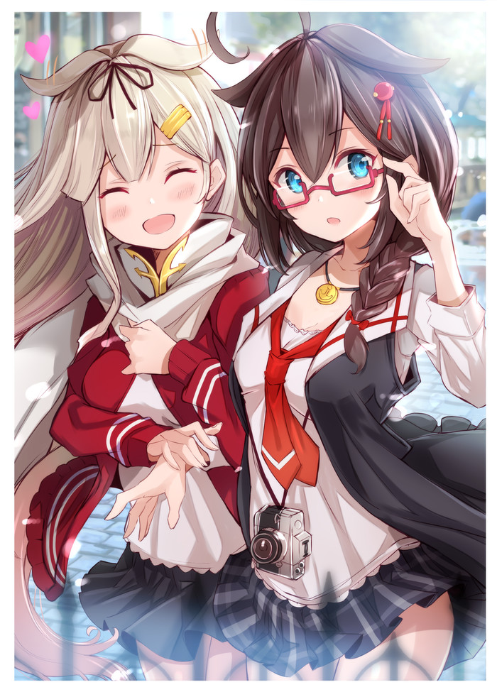 Weekends Anime Art, , Kantai Collection, Shigure, Yuudachi