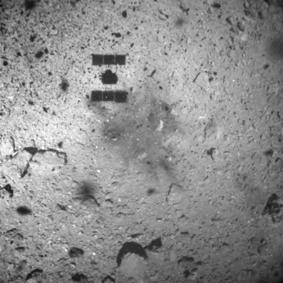 Hayabusa-2 completed the operation to take a sample of asteroid material - Space, Hayabusa-2, Japan, Jaxa, Ryugu, Longpost, Research, Asteroid