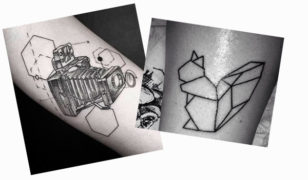 Geometry - a tattoo of amazing beauty or dirt on your arm? - My, Tattoo, Geometry, GIF, Longpost