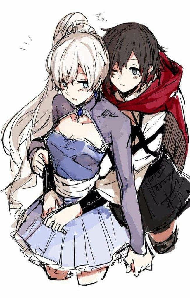 A bit of White Rose and Yuri's cuteness :3 - NSFW, RWBY, Ruby rose, Weiss schnee, Yuri, Anime, Not anime, Anime art, Lesbian, Longpost