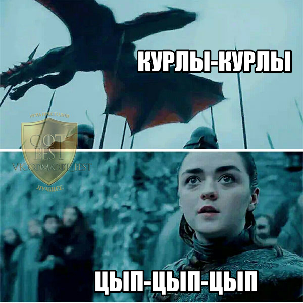 She will fly on a dragon?! - My, Game of Thrones, Game of Thrones season 8, Arya stark, Drogon