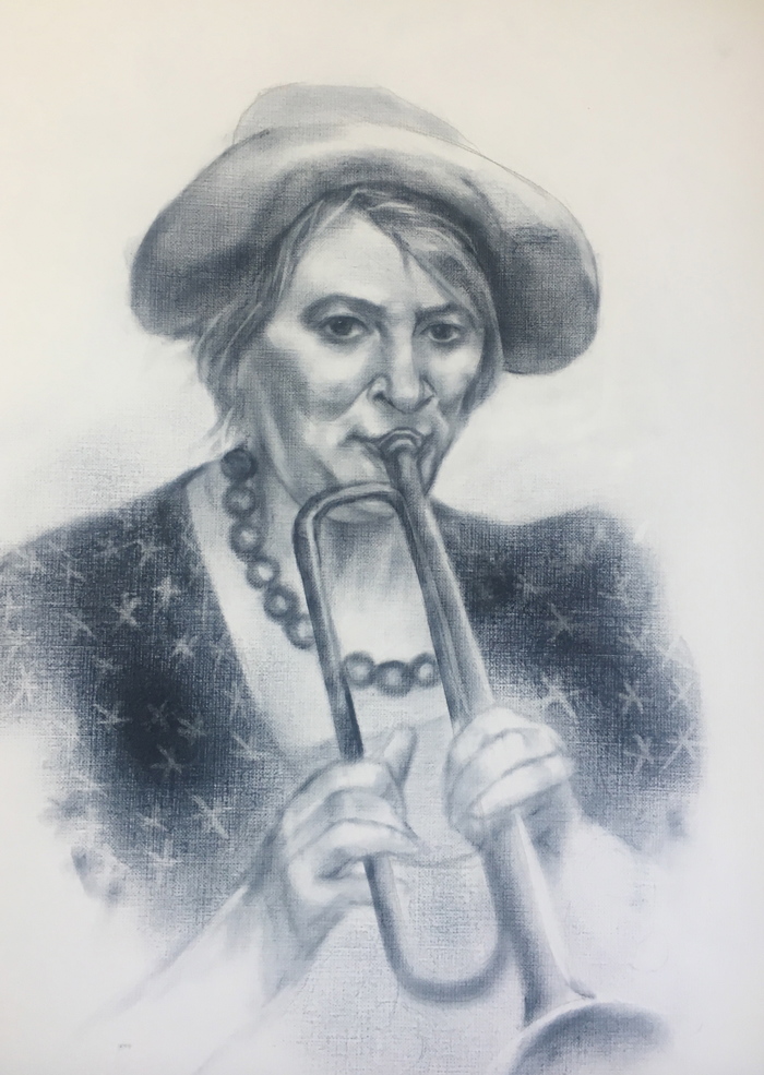 Дама в шляпе