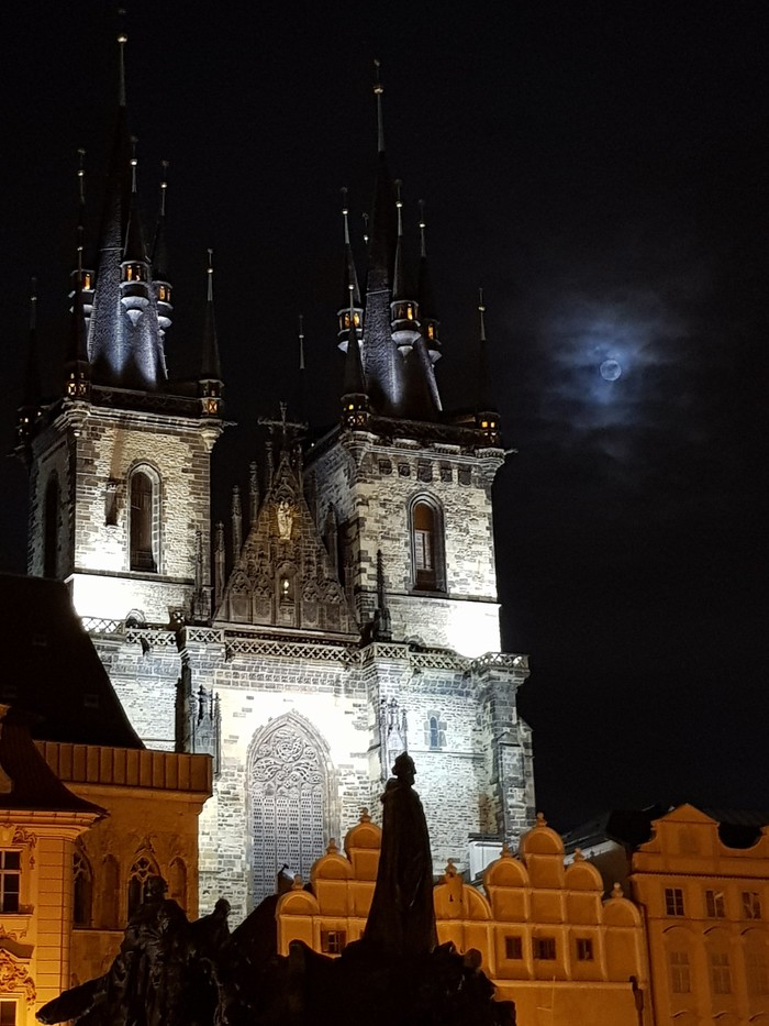 Ночная Прага