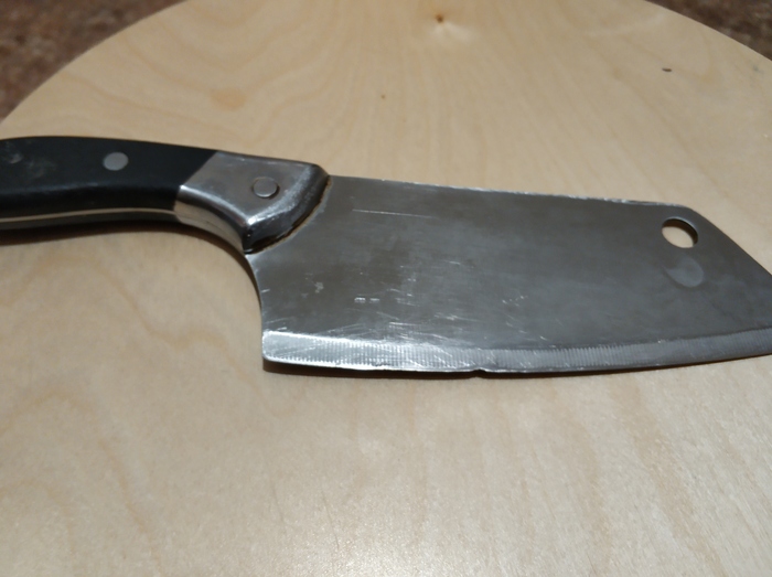 Cleaver hatchet Zlatoust AiR - Knife, Cleaver, Zlatoust, Air, Test, Longpost, Knife-hatchet