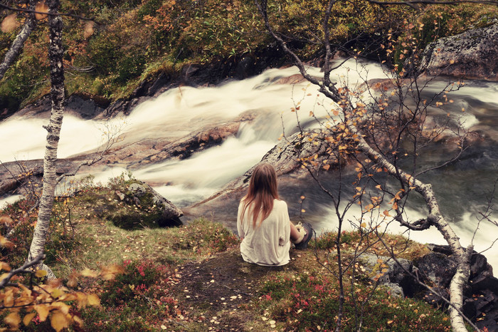 By the water - The photo, Girls, Stream