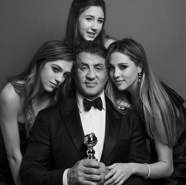 Photos of Stallone's daughters are viewed more often than action movies with their father - Sylvester Stallone, Family, Daughter, Oscar, Creed, Rambo