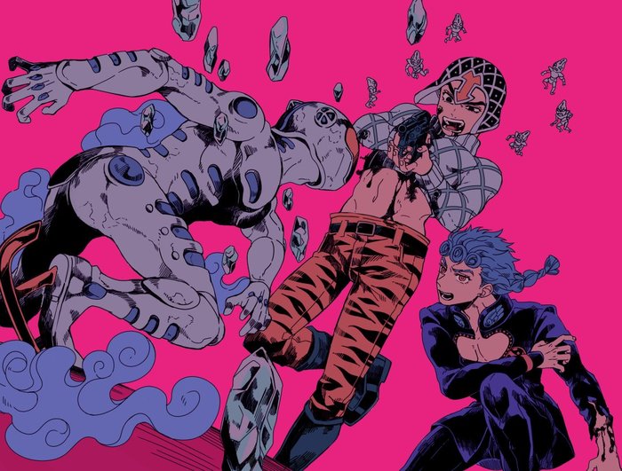 White Album - Jojos bizarre adventure, Anime, Art, Guido Mista, Giorno Giovanna, , Vento aureo