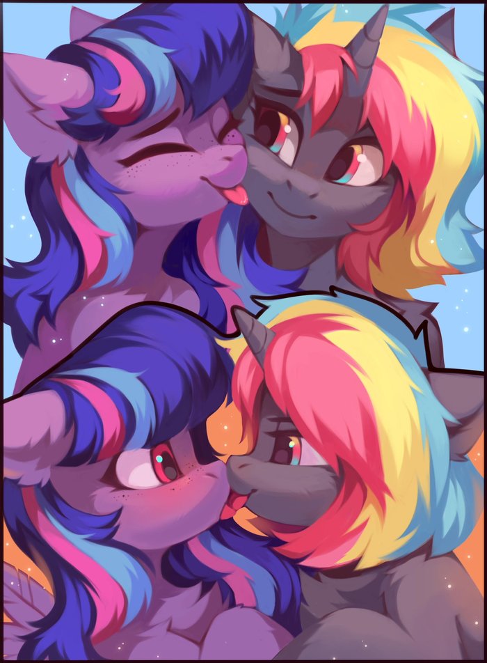 Unexpected control. - My little pony, MLP Lesbian, Original character, Share Dast