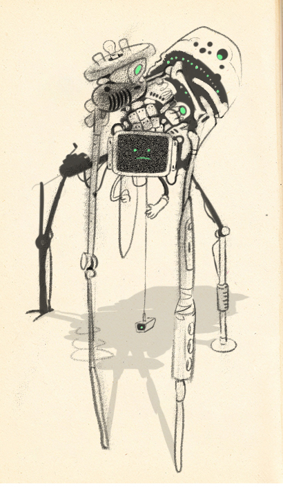 Spot robot 1 - My, Marchofrobots, , Robot, Drawing, Artist, Art, Images, Longpost