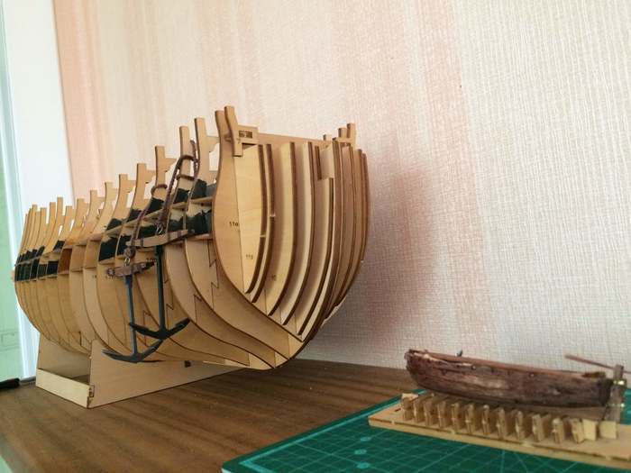 How the model HMS Victory (Admiral Nelson's ship) was built. - My, Victory, , Handmade, Wood products, Ship modeling, Stand modeling, Longpost, Deagostini