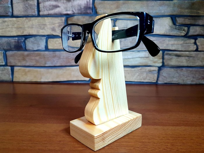 glasses stand - My, With your own hands, Needlework, Woodworking, Diy or die, Sawing, Woodworking, Carpenter, Glasses, Video, Longpost