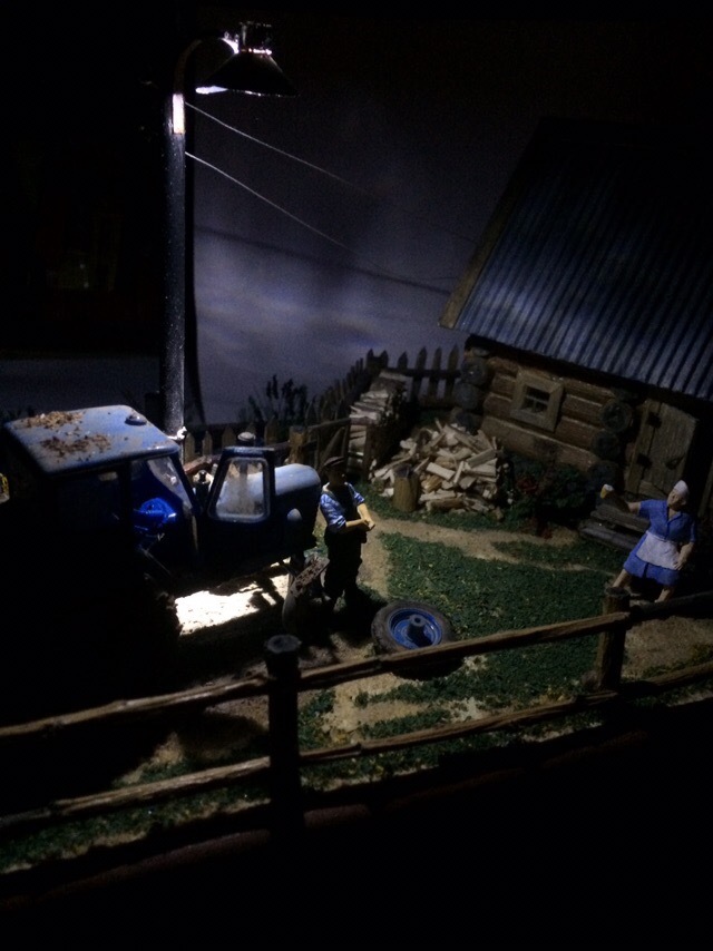 Diorama - Stand modeling, Diorama, Tractor, Longpost