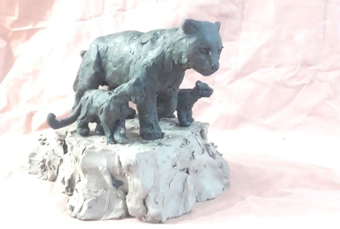 The country's first statue of a snow leopard will be installed in the Altai Republic... - Nature, Monument