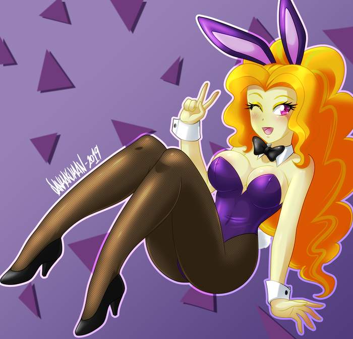 Dagi Bunny My Little Pony, Equestria Girls, Adagio Dazzle, MLP Edge, Danmakuman, Bunnysuit