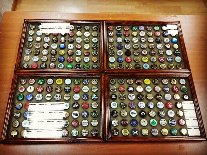 Collection of beer caps - My, Lids, Panel, Collection, Beer