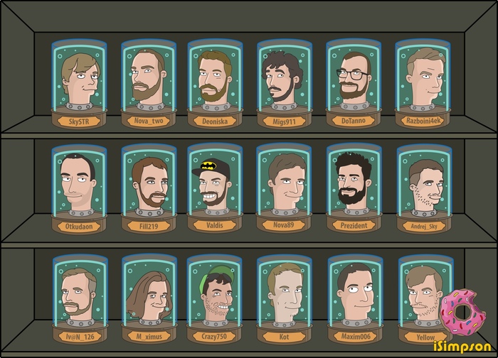 Портрет в стиле Футурама