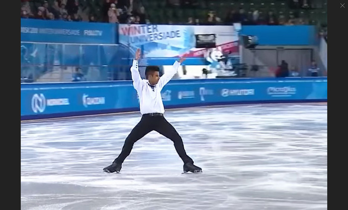 Worst, but brave: a figure skater from Brazil conquered the audience at the Universiade - Figure skating, Brazil, Video, Krasnoyarsk, Sport, Figure skaters, Universiade, Anti-record, Universiade 2019