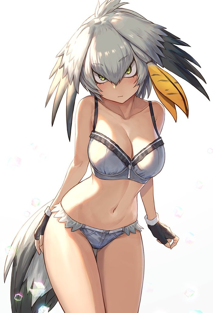 Shoebill - Аниме, Anime Art, Kemono Friends, Shoebill