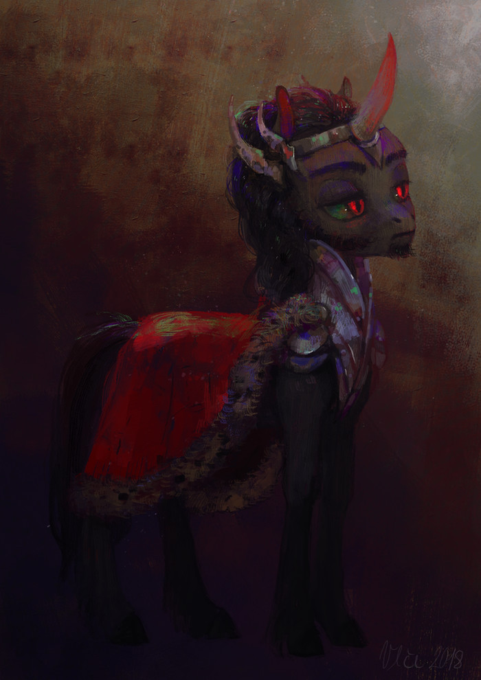King in the North My Little Pony, King Sombra, Wolfiedrawie