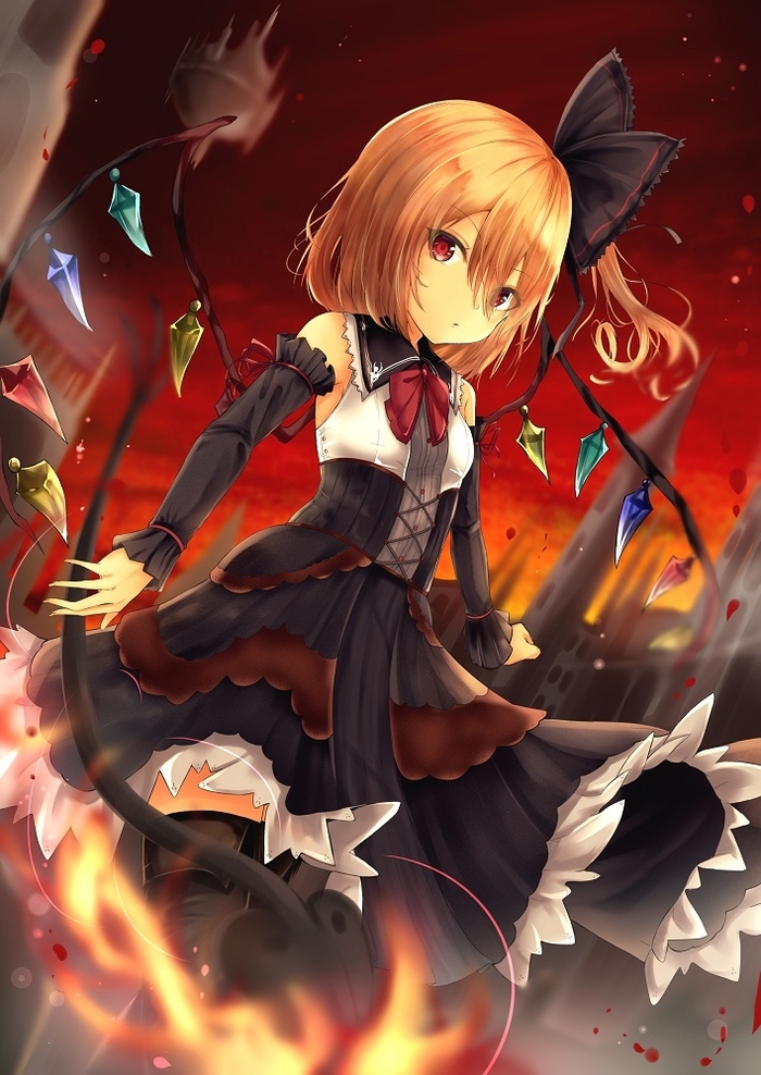 Artik by renka(cloudsaikou) - Anime art, Anime, Flandre scarlet, Renka, Touhou