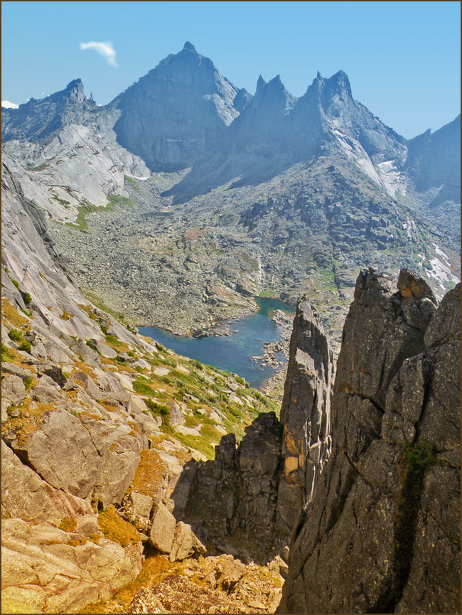 Climbing the Dragon's Tooth from the Coloreds - My, Ergaki, Tourism, Travels, Leisure, Russia, , Longpost, Nature