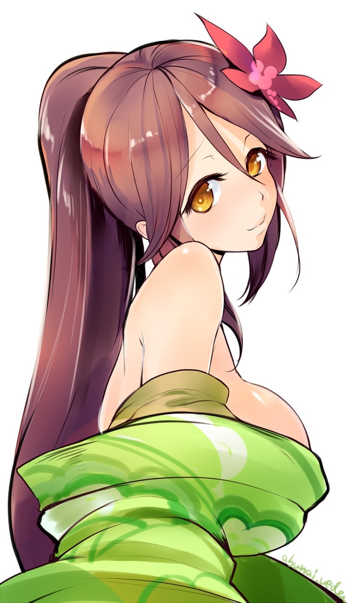 Amagi - Kantai Collection, Amagi, Этти, Anime Art, Аниме, Арт