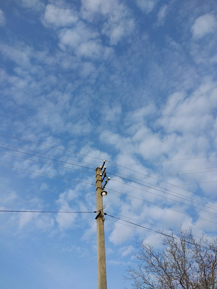 Весенее небо