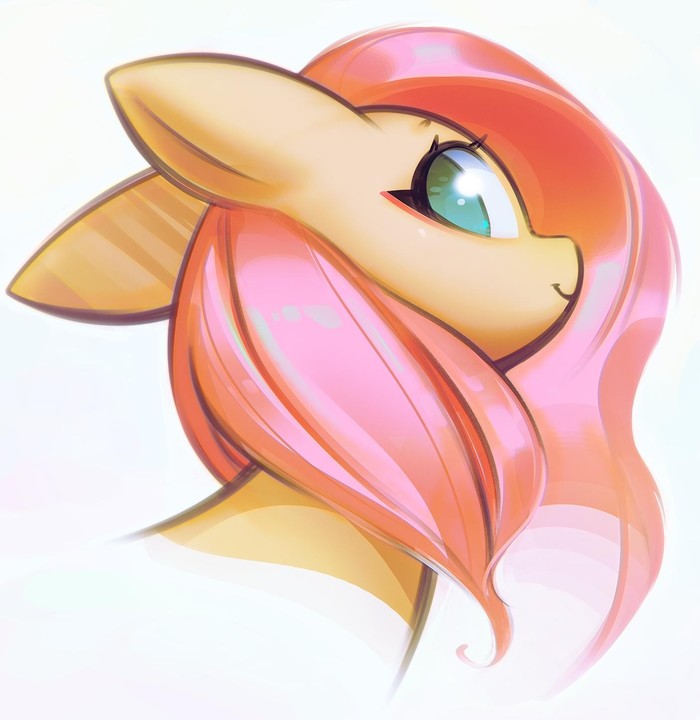 Shy - My Little Pony, Fluttershy, Mirroredsea, PonyArt