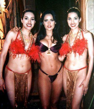 Salma Hayek on the set of From Dusk Till Dawn, 1996 - Girls, 90th, Celebrities, Photos from filming, From dusk to dawn, Salma Hayek