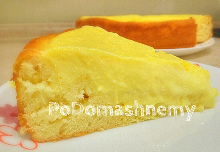 Jellied pie Smetannik - My, Sour cream, Filling pie, Video, Longpost, Pie, Recipe, Bakery products