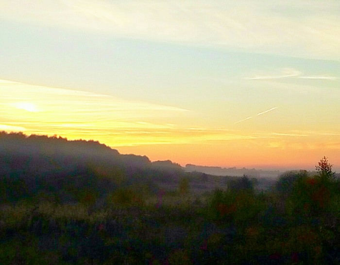 At an early hour - My, dawn, Nature, Summer, Sverdlovsk region