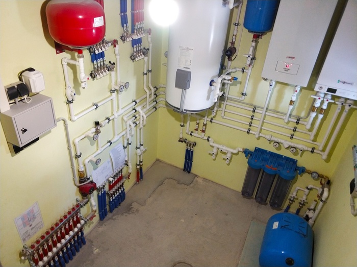 PRIOZERSK, part 2. Installation of a boiler room with a main boiler for liquefied gas and backup electric pipes PPR. - My, Project, Engineering, Design, Boiler house on water, Boiler room, Design, Pipe, PPR, Longpost