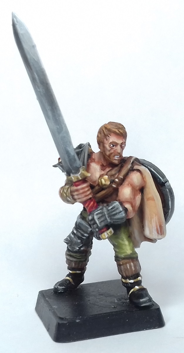 Berserker Eraton - My, Miniature, Fantasy, Characters (edit), Berserk, Ring of omnipotence, Modeling, Figurine, Longpost, Figurines