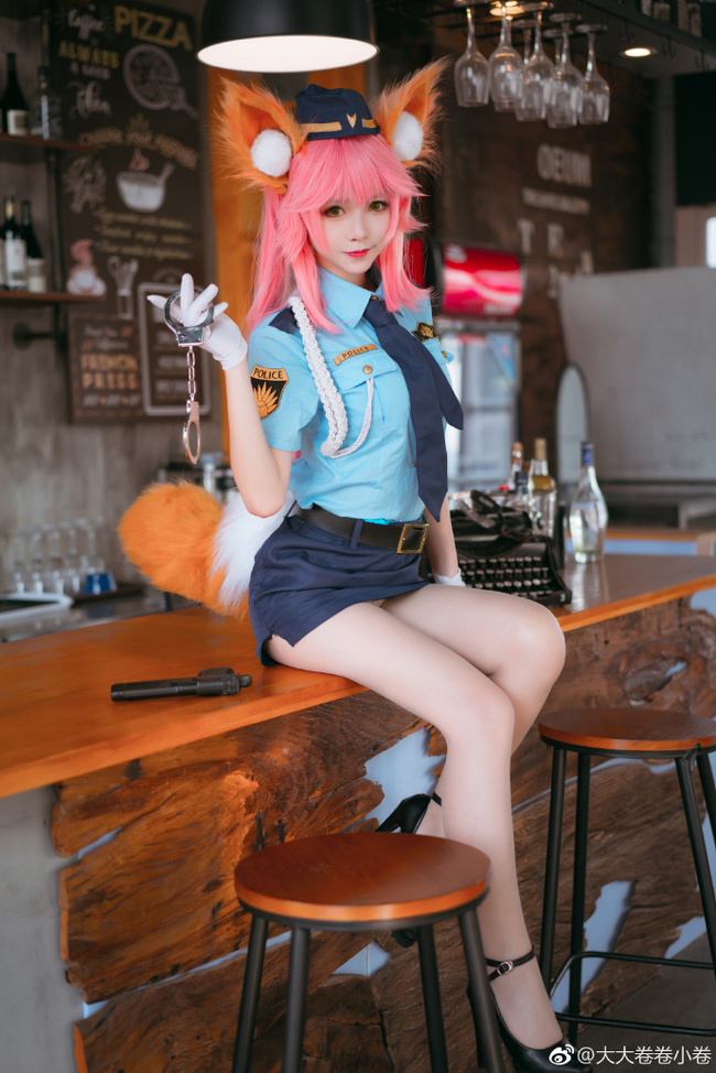 fox policeman - Cosplay, Longpost, Girls, Cosplayers, Costume, Anime, Fate grand order, Tamamo no mae