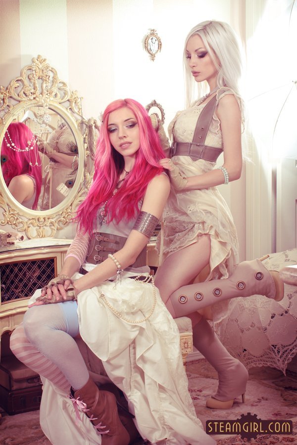 steam girl. Kato, Jennifer - Ivory And Fuchsia (Part I) - NSFW, Steamgirl, Kato, , PHOTOSESSION, Costume, Longpost