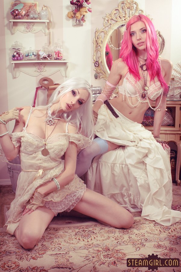 steam girl. Kato, Jennifer - Ivory And Fuchsia (Part I) - NSFW, Steamgirl, Kato, , PHOTOSESSION, Costume, Longpost