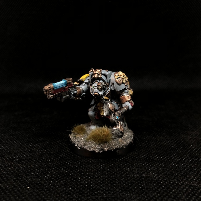 Space Wolves rune-priest - Моё, Wh miniatures, Warhammer 40k, Space wolves, Adeptus Astartes, Миниатюра, Хобби, Длиннопост