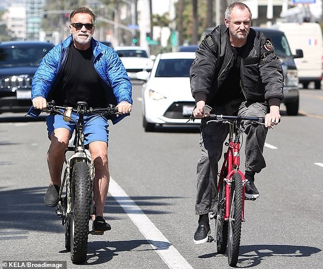 Through the streets of Los Angeles - Arnold Schwarzenegger, Bike ride