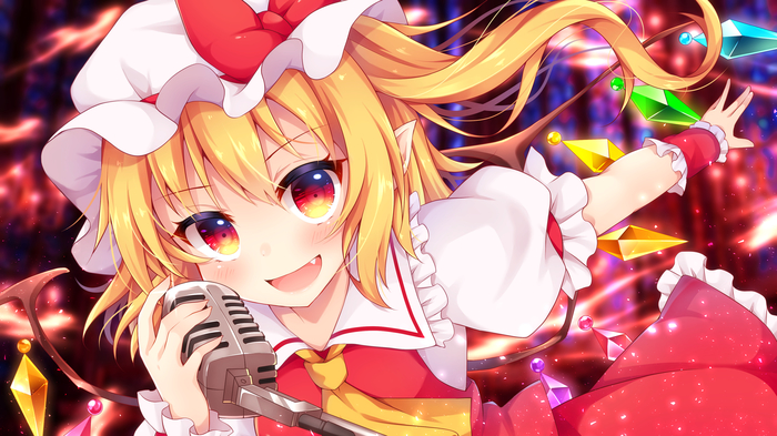 It's Showtime!! - Touhou, Anime Art, Аниме, Flandre Scarlet, Miy