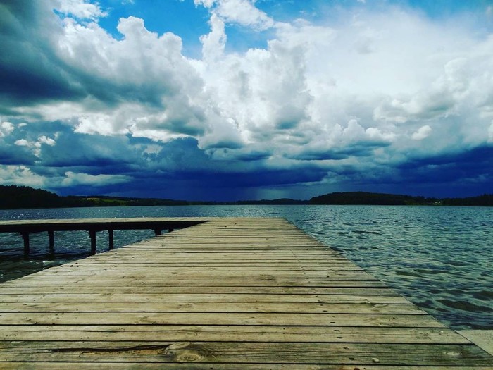 Lake before the storm - My, Lake, The photo