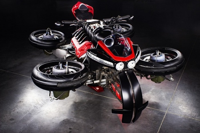 La Moto Volante (Lazareth LMV 496) - flying transformer motorcycle - , , Motorcycles, Video, Longpost, Moto