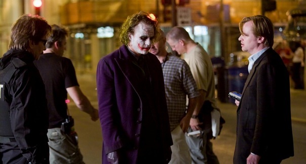 Photos from the filming and interesting facts for the film The Dark Knight 2008. - Heath Ledger, The Dark Knight, Batman, Christian Bale, Photos from filming, Celebrities, Longpost