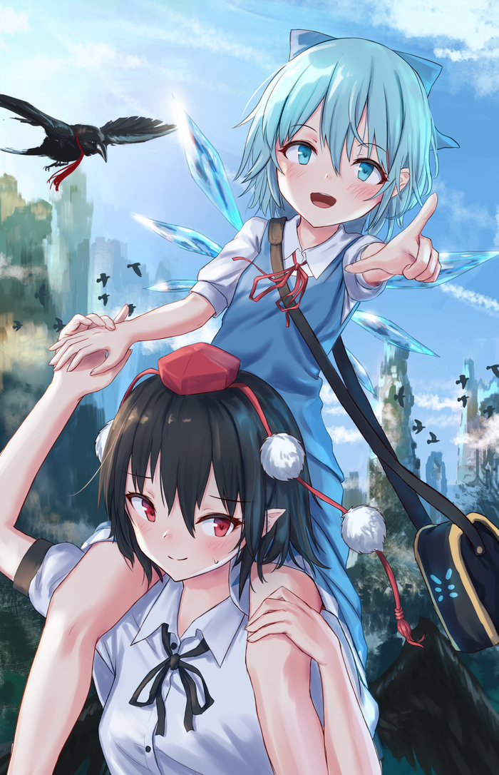Cirno & Aya