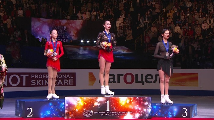 Alina Zagitova won the World Figure Skating Championship! Medvedeva has bronze! - Figure skating, , Victory