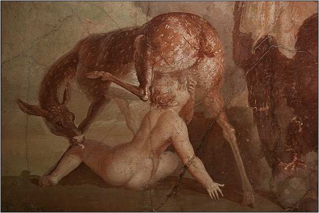 Antique fresco of Pompeii - NSFW, Fresco, Pompeii, Antiquity, Art