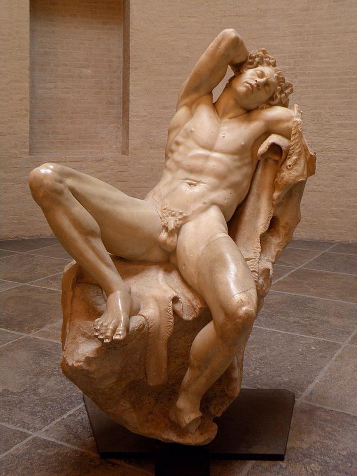 Sleeping satyr - Sculpture, Art, The statue, Greece, NSFW
