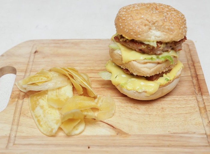 Recipe for making Big Mac McDonald's at home (pics inside) - Longpost, Recipe, , Burger, Fast food, McDonald's
