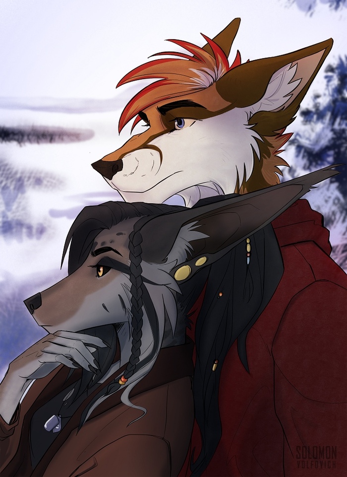 Spirit Cold - Furry Canine, Furry Art, Фурри, Tayah