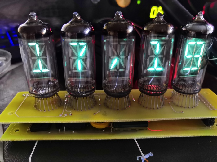 Cold hours v2.0 - My, Clock, Nixie clock, GIF, Video, Longpost